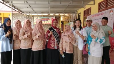 Bunda PAUD Pangkalpinang Apresiasi DWP Mengajar, Anak TK Pertiwi Diajak Gosok Gigi Dengan Benar